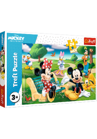TREFL DISNEY Puzle Mikijs, 24 gab.