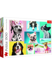 TREFL Puzle Jauki suņi, 1500 gab.