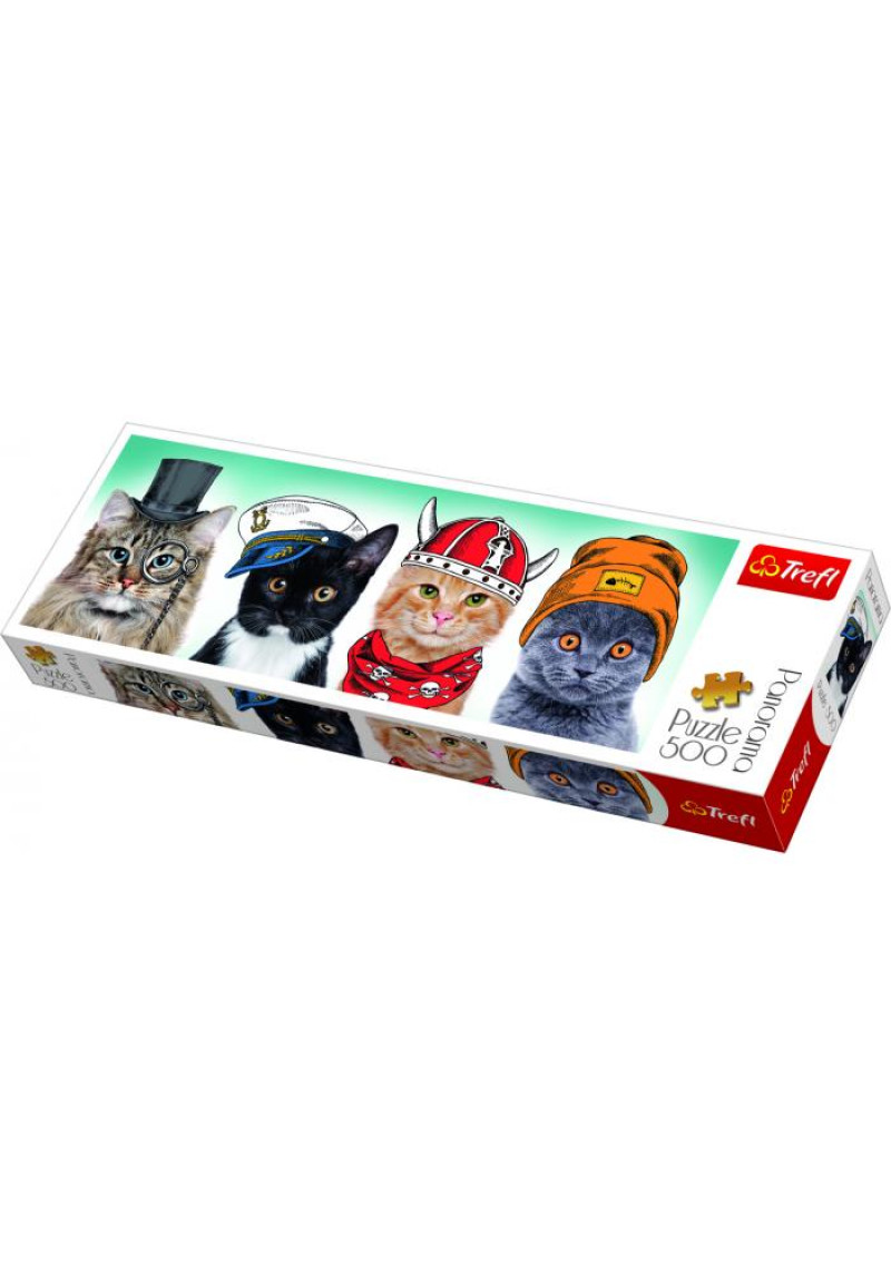 TREFL Puzle Kaķi, 500 gab.