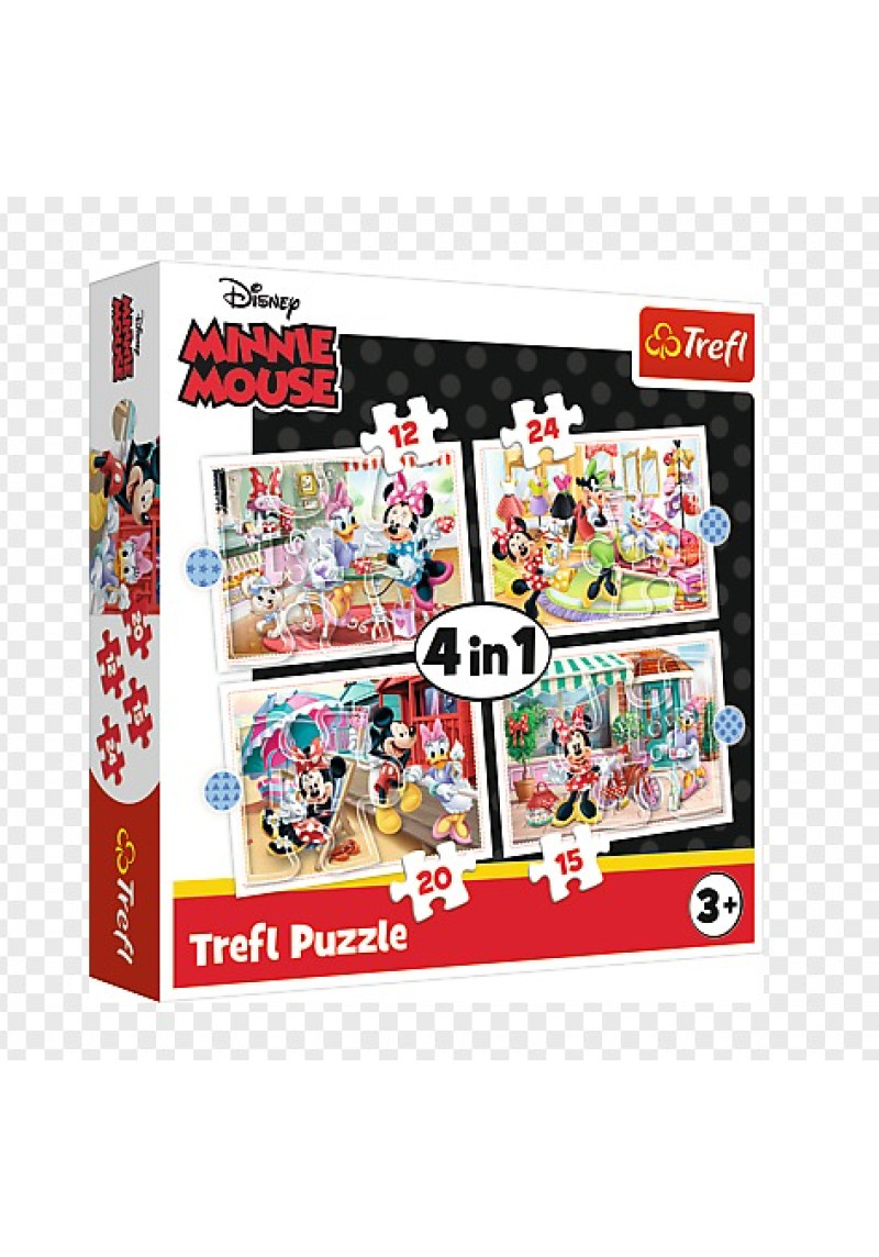 TREFL Pužļu komplekts 4in1 Minija-pele