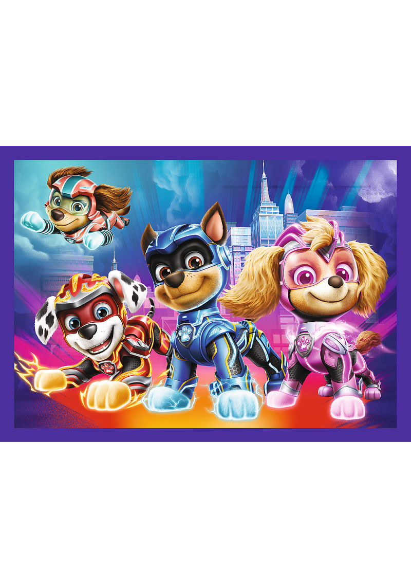 Suņu patruļa Pužļu komplekts 4in1