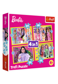 TREFL BARBIE Pužļu komplekts 4in1