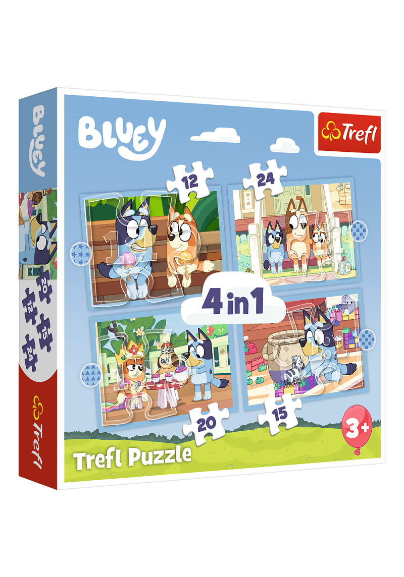 TREFL Pužļu komplekts 4in1