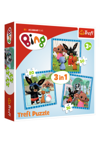 TREFL Pužļu komplekts 3in1