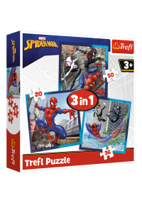 TREFL SPIDER-MAN Pužļu komplekts 3in1