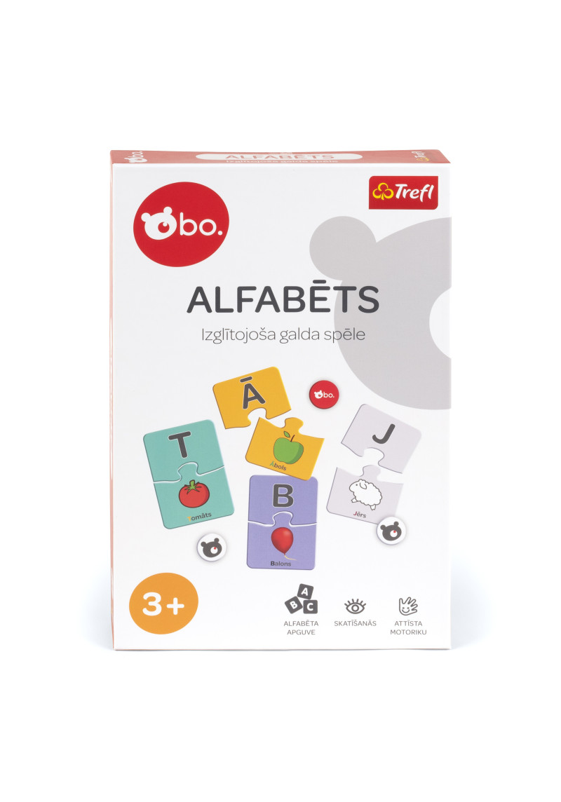 Izglītojošā galda spēle "Alfabēts" (Latviešu val.)