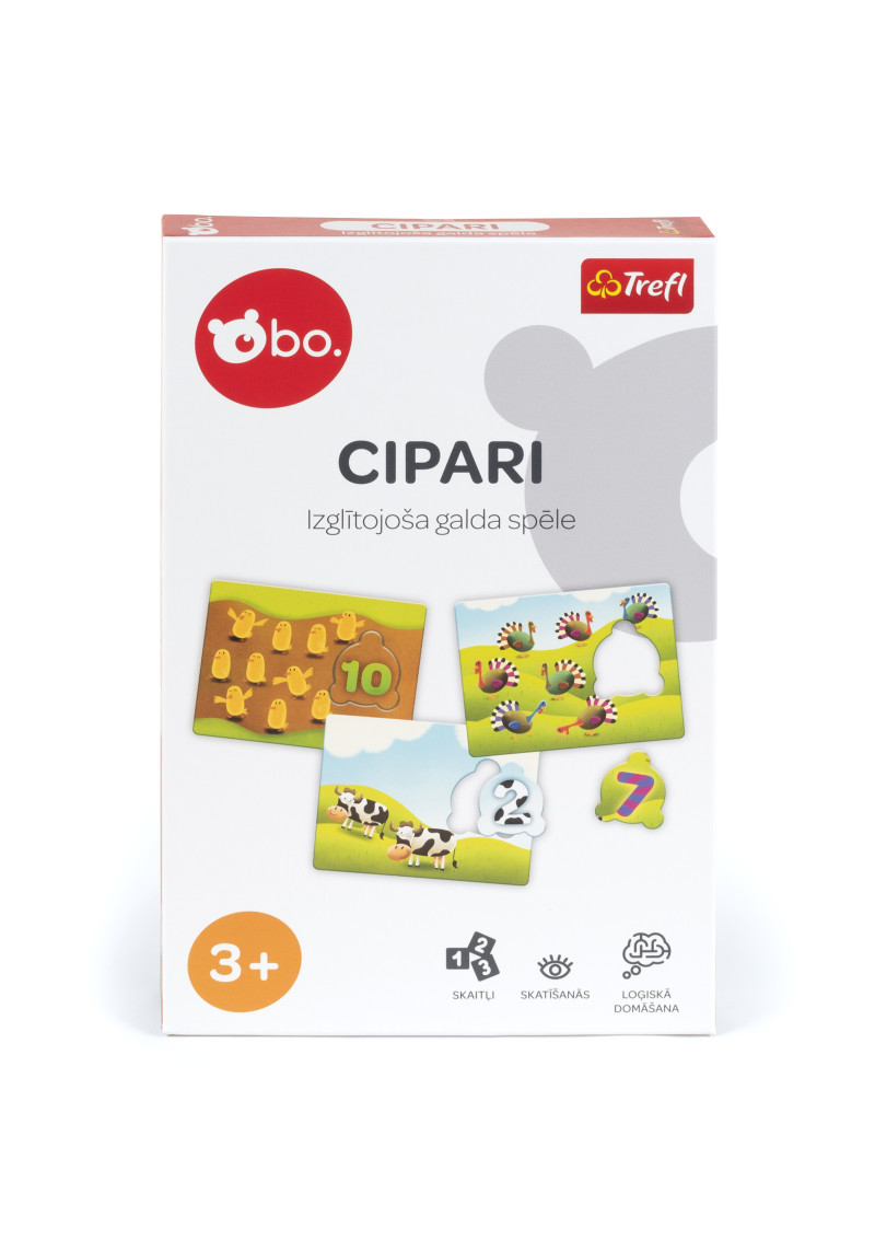 Izglītojošā galda spēle "Cipari" (Latviešu val.)